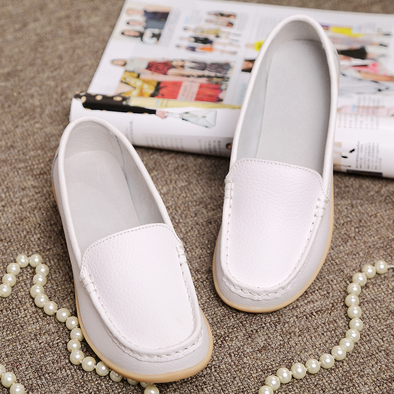 Women'S Shoes For Standing All Day - Chaussures infirmières pour femmes en cuir