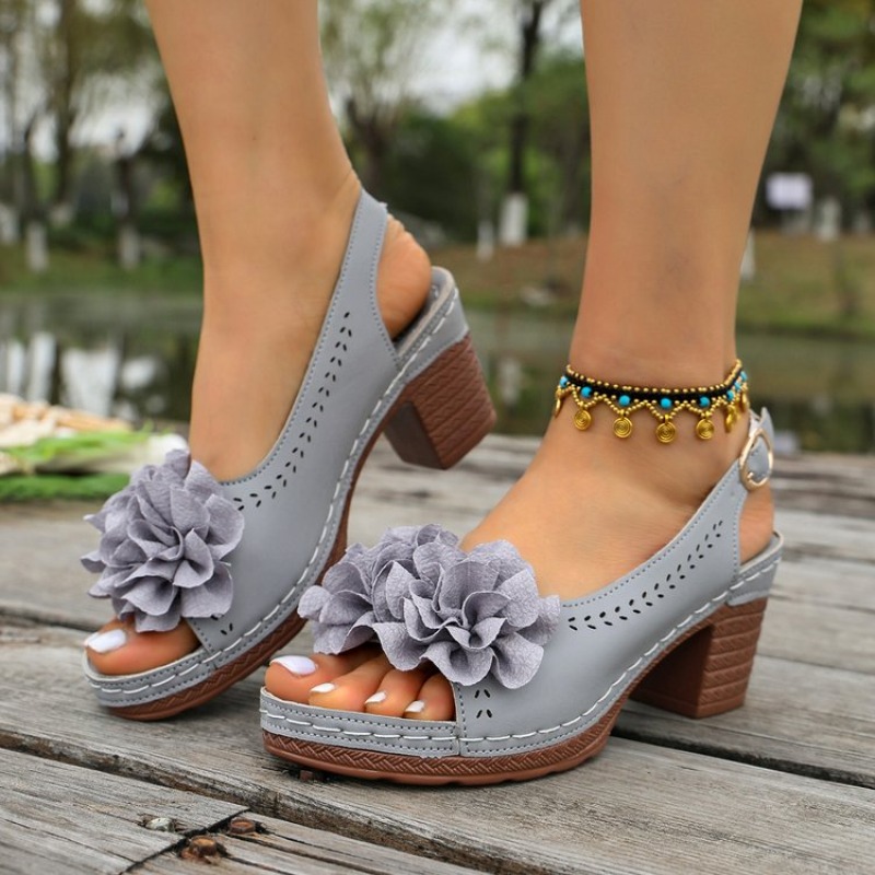 Women'S Shoes Peep Toe - Sandales à bout ouvert pour femme,