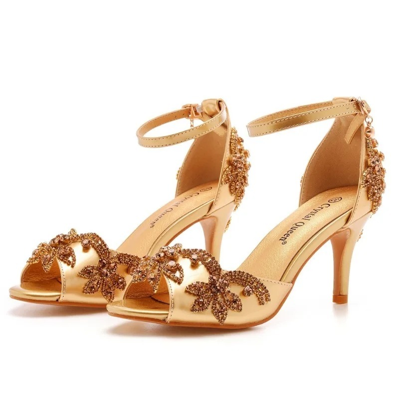 Women'S Shoes Peep Toe - Sandales de luxe à talons hauts
