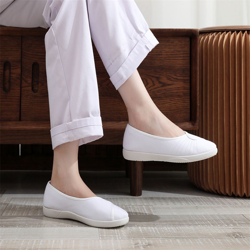 Women'S Shoes For Standing All Day - Chaussures de travail en tissu souple
