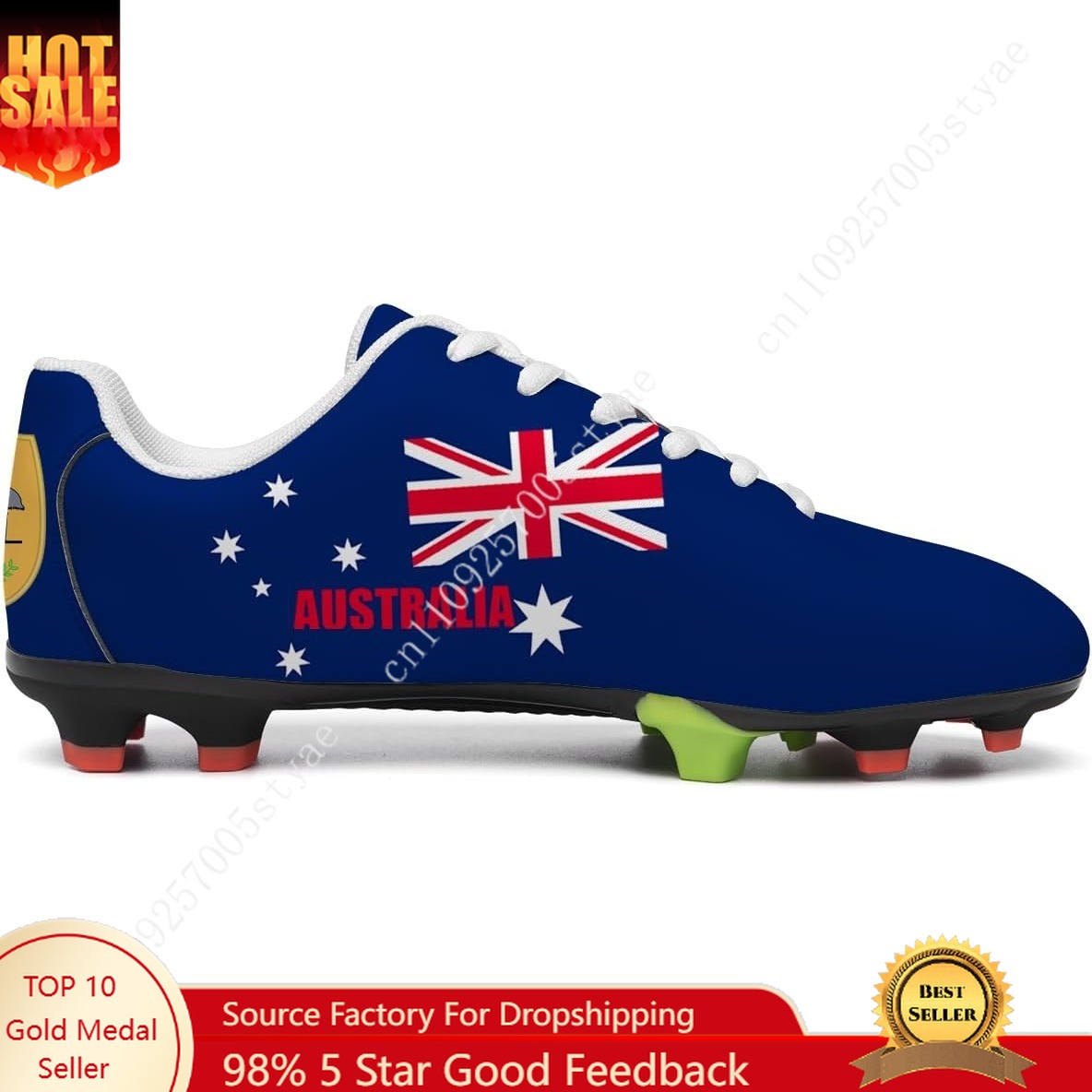 Women Shoes In Australia - Chaussures de football drapeau australien pour