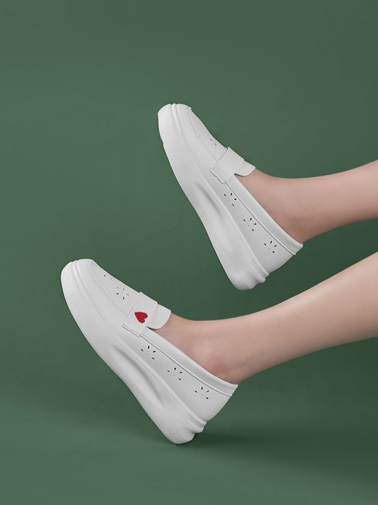 Women'S Shoes For Standing All Day - Chaussures infirmières coréennes tendance à plateforme