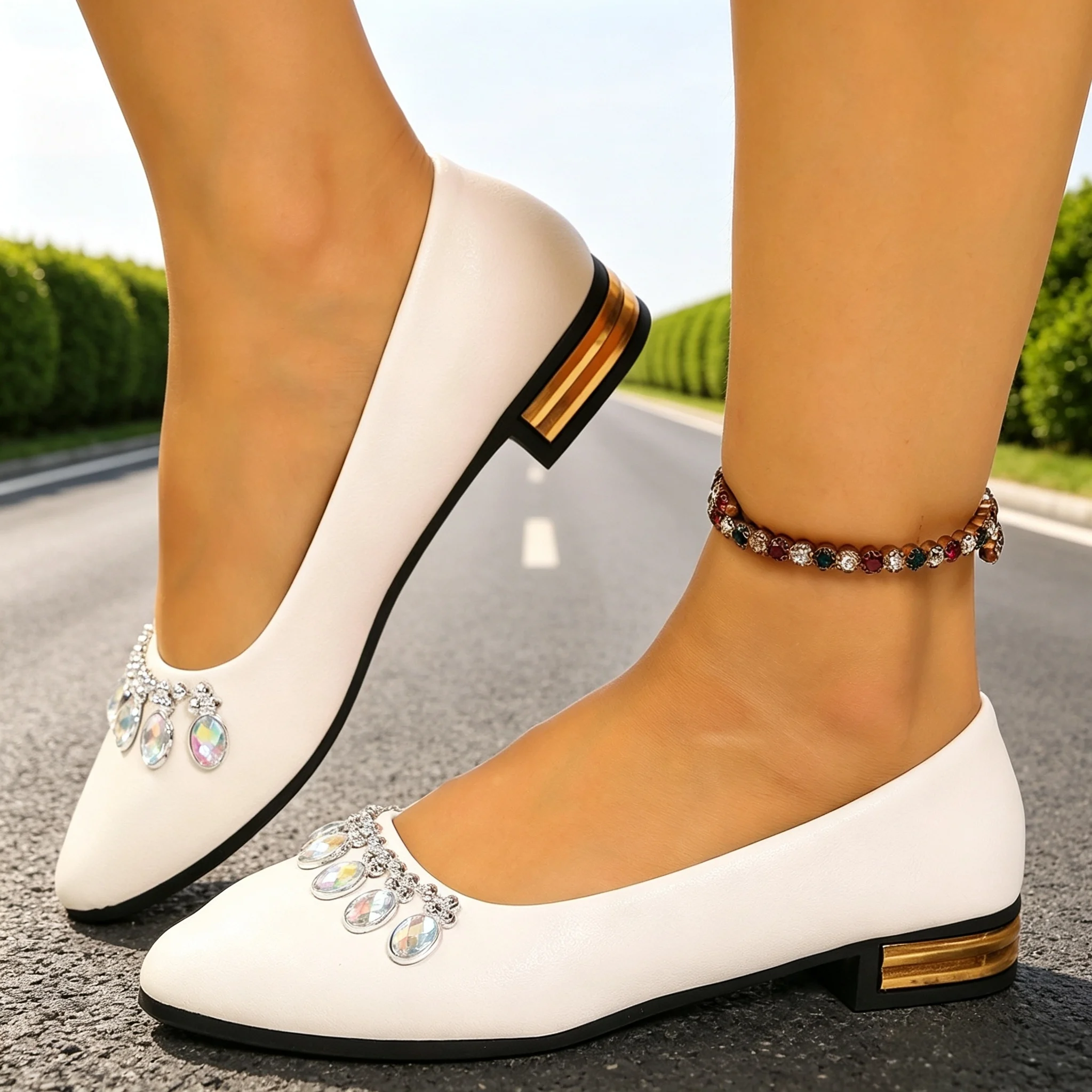 Ballet Flat Women - Chaussures plates pour femmes à bout