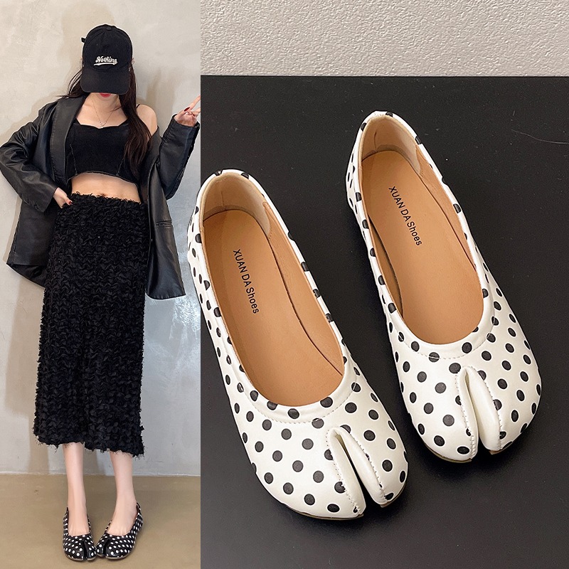 Women'S Shoes For Standing All Day - Chaussures plates à bout fendu pour