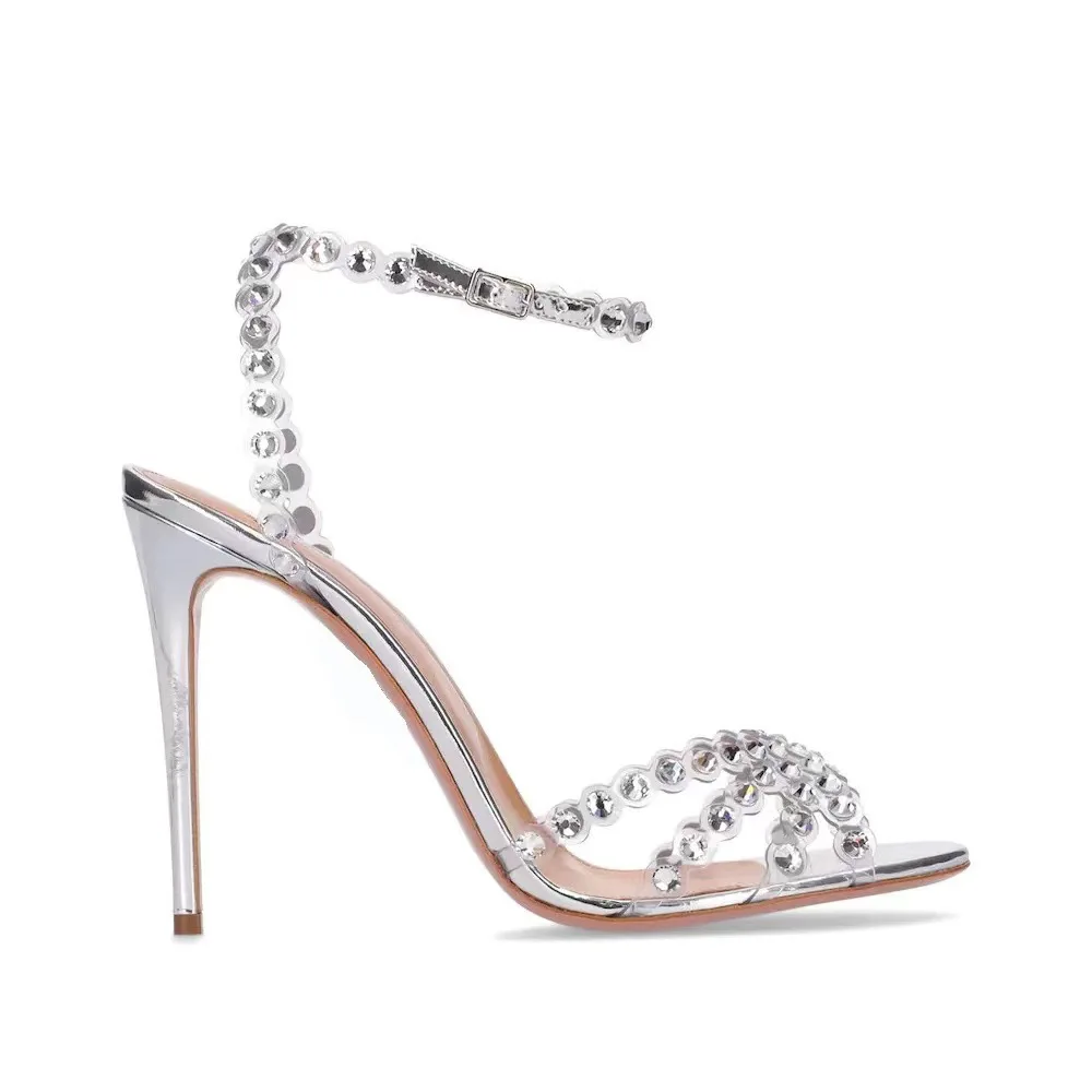 Women'S Shoes Peep Toe - Sandales Socialite grande taille à talons