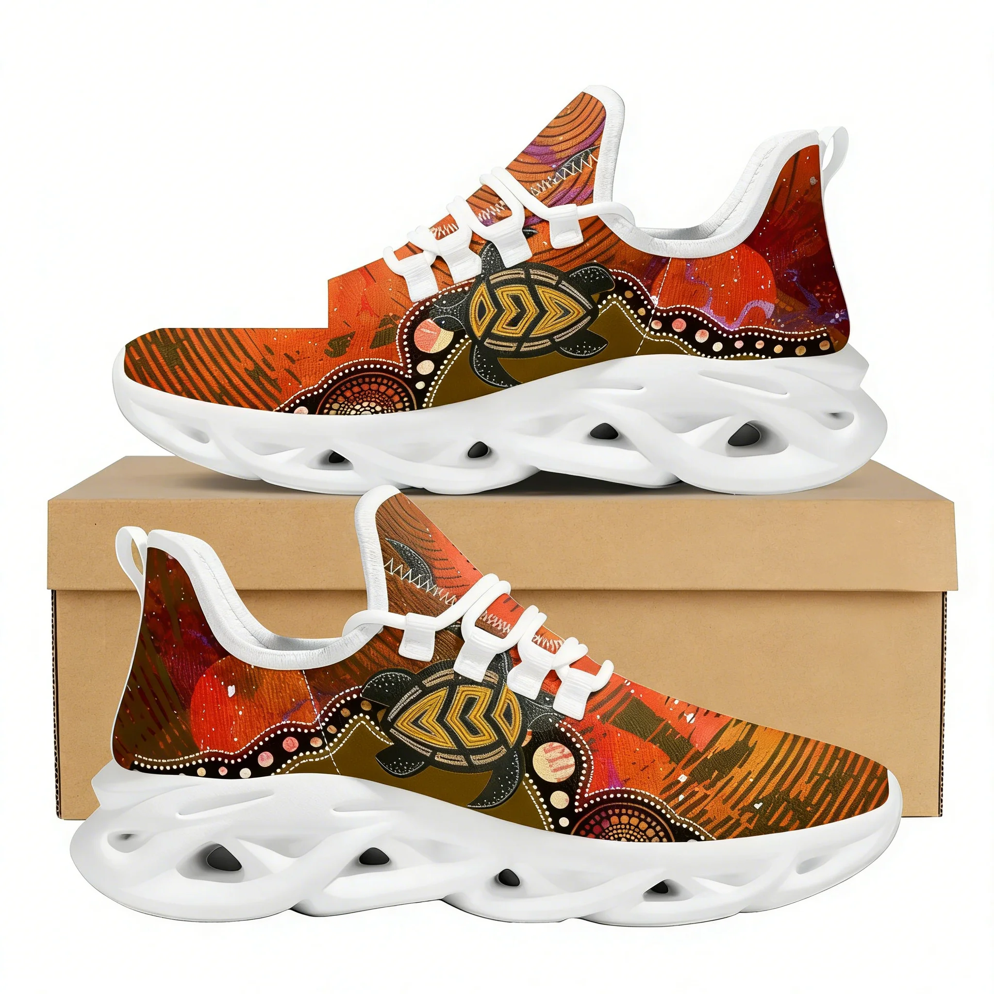 Women Shoes In Australia - Baskets plateforme respirantes à lacets en