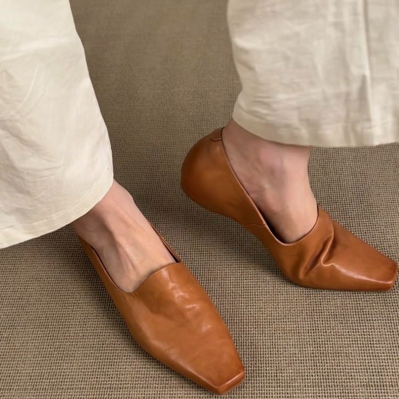 Women'S Shoes - Mocassins plats rétro pour femmes, style