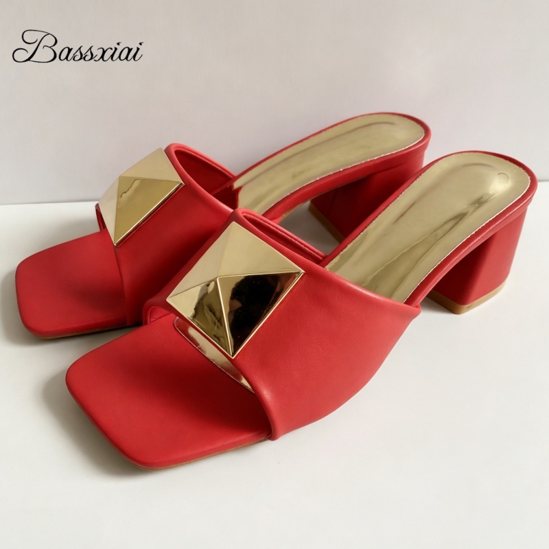 Women Shoes Mules - Sandales mules d'été pour femme, style