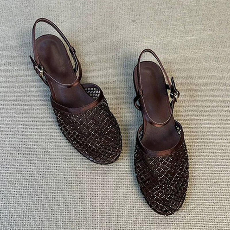 Sandales en maille pour femmes - Women Shoes Size 7 avis et prix