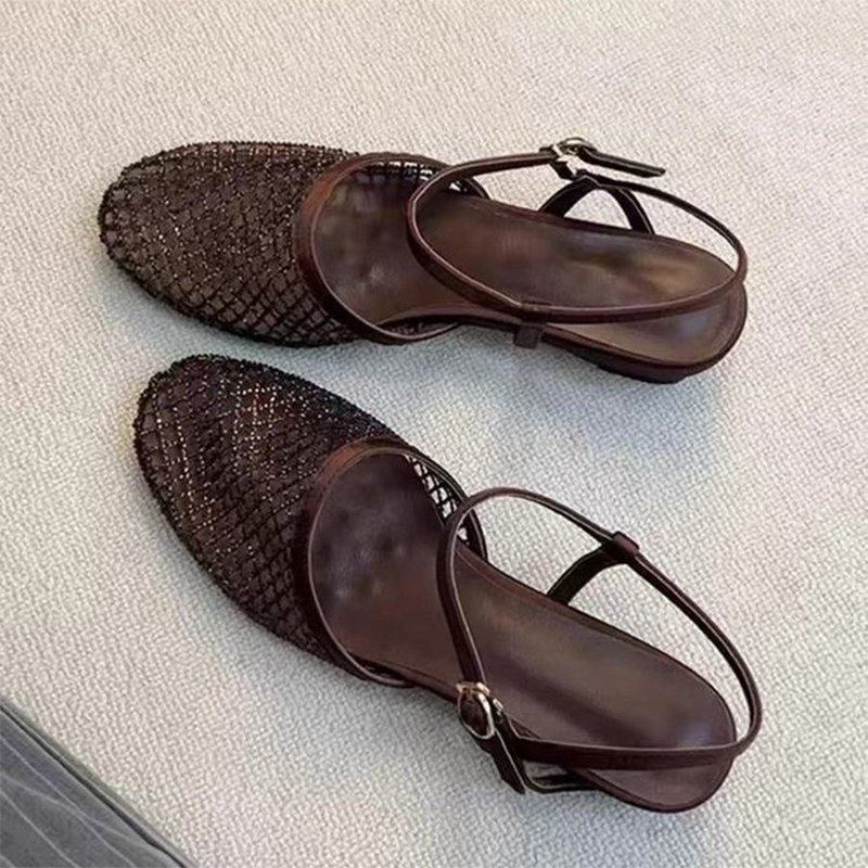 Sandales en maille pour femmes - Women Shoes Size 7 avis et prix