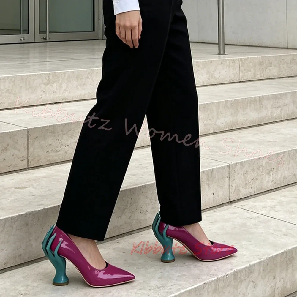 Escarpins à talon en forme de  - Women'S Shoes Hands Free avis et prix