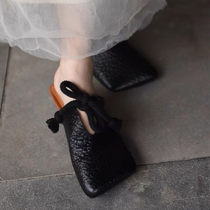 Nouvelles mules plates à bout  - Women Shoes Size 7 avis et prix