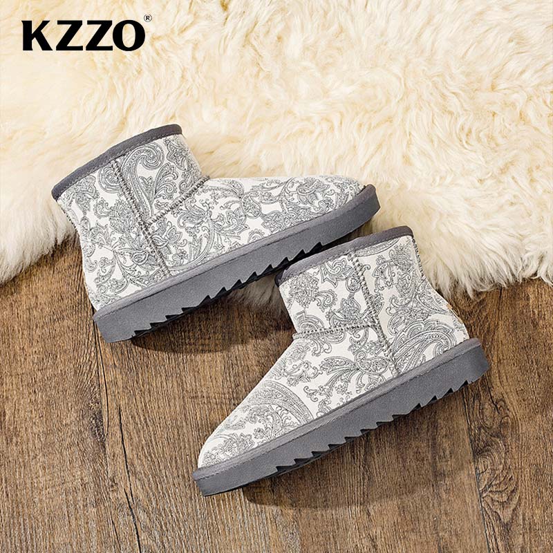 KZZO – bottes de neige en cuir - Women Shoes In Australia avis et prix