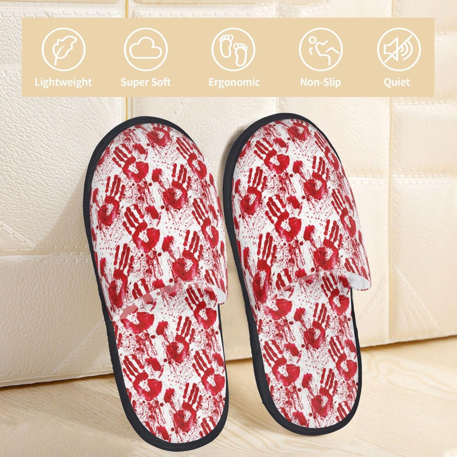 Pantoufles imprimées à la main - Women'S Shoes Hands Free avis et prix