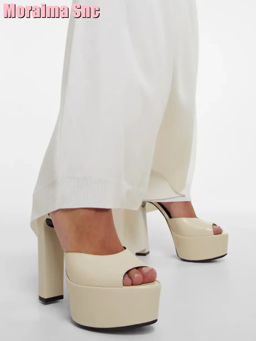 Peep Parker-Sandales à platefo - Women'S Shoes Peep Toe avis et prix