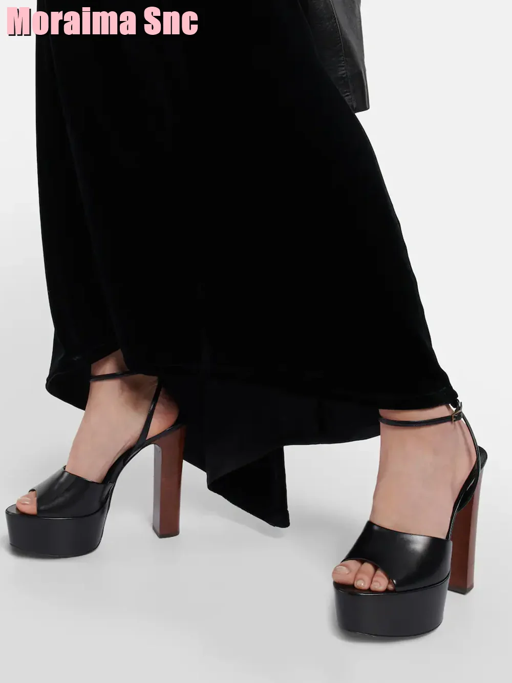 Peep Parker-Sandales à platefo - Women'S Shoes Peep Toe avis et prix