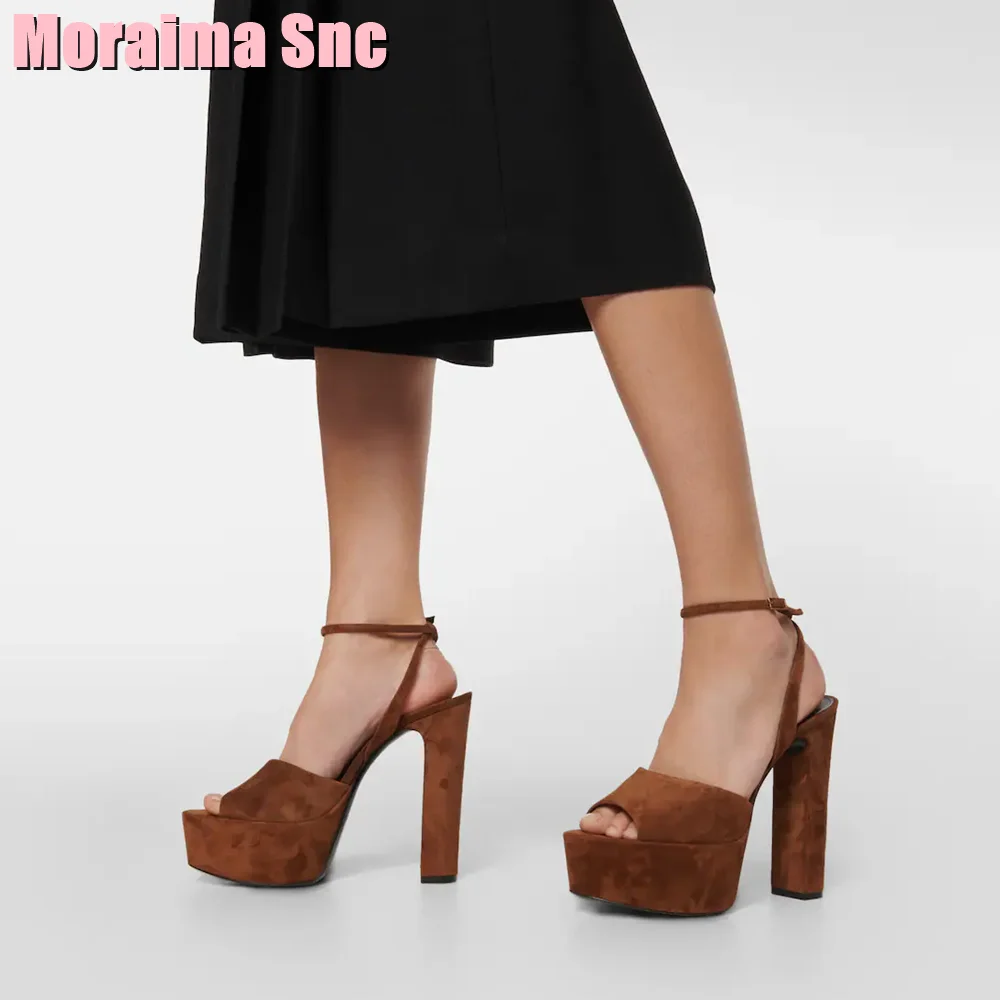 Peep Parker-Sandales à platefo - Women'S Shoes Peep Toe avis et prix