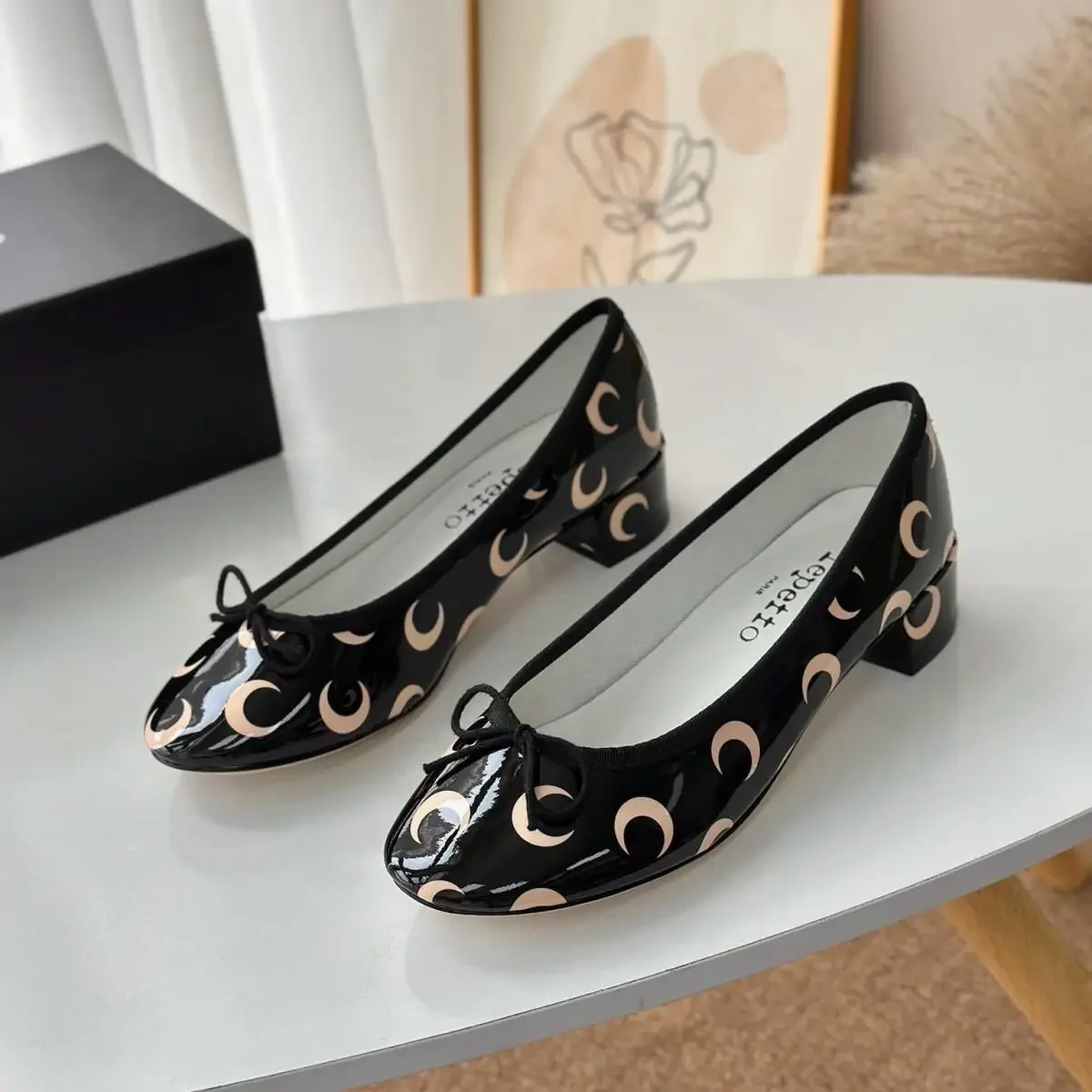 Ballerines à bout rond imprimé - Ballet Flat Women avis et prix