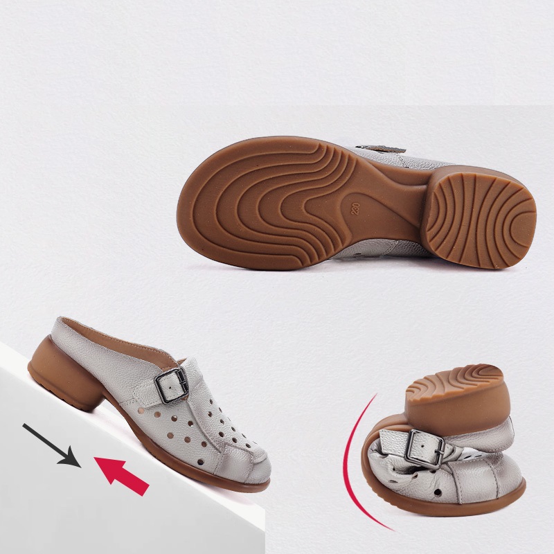 Nouvelles sandales à talon bas - Women Shoes Mules avis et prix
