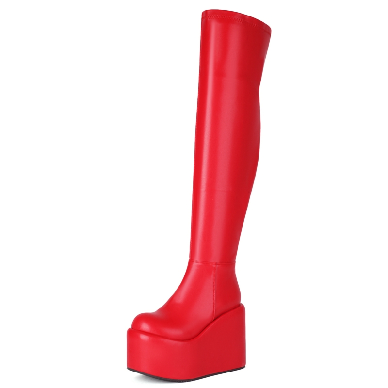 Bottes hautes à plateforme pou - Women Shoes Size 7 avis et prix