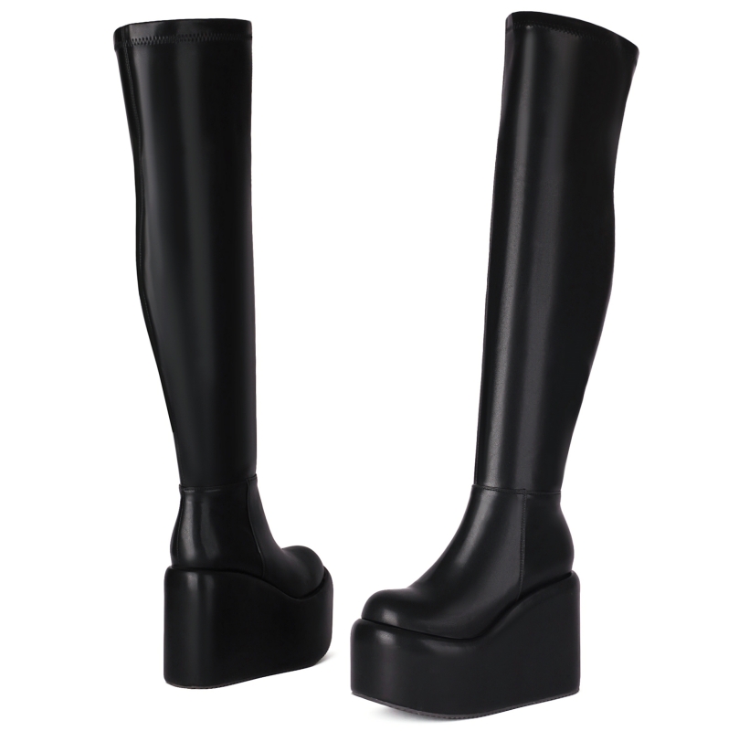 Bottes hautes à plateforme pou - Women Shoes Size 7 avis et prix