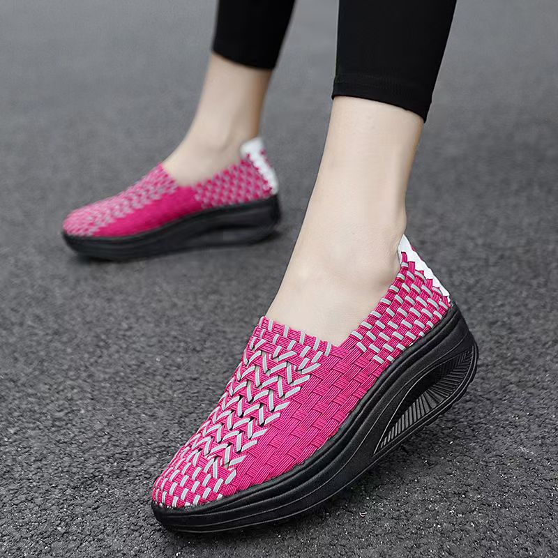 Femme tissée à la main compens - Women'S Shoes Hands Free avis et prix